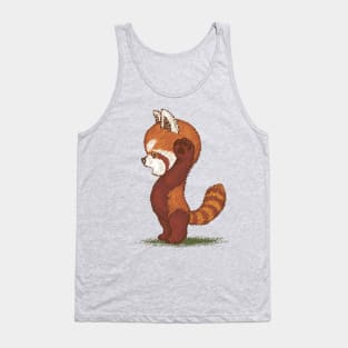 Red Panda surprised Tank Top